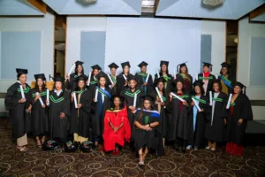 Transcollege graduation group photo